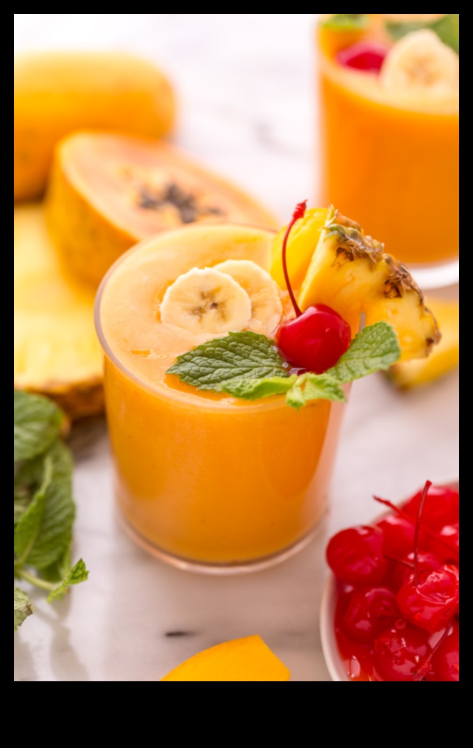 Tropical Temptations: Saving on Smoothie Delights cu fructe exotice