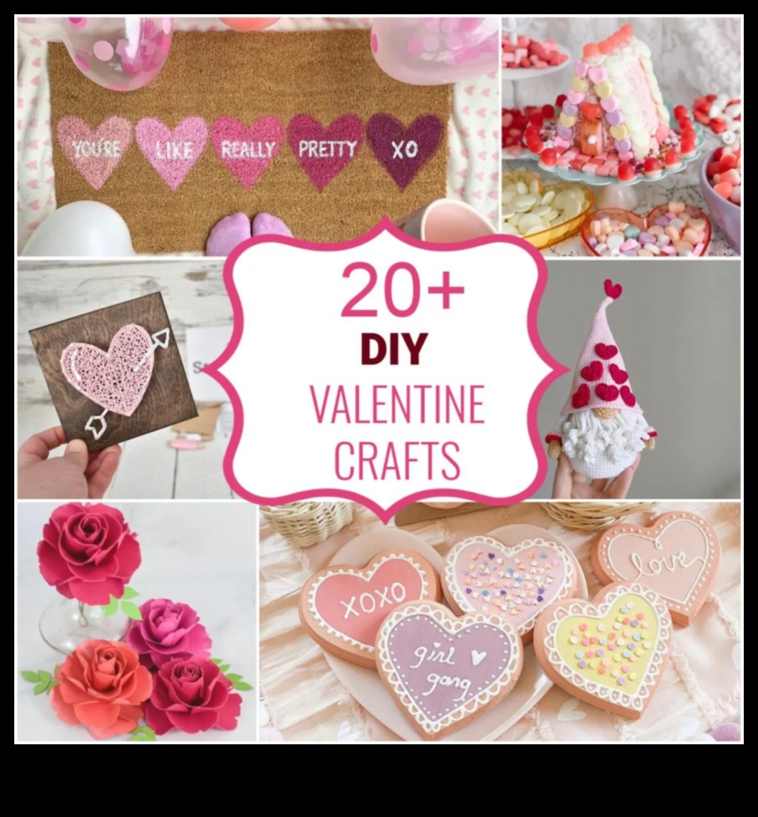 DIY Valentine's Day: crearea proiectelor infuzate de dragoste