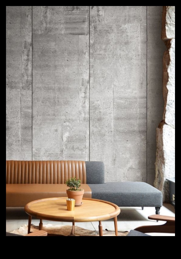 Puteți recomanda modalități de a introduce beton în decor minimalist pentru un sentiment contemporan?