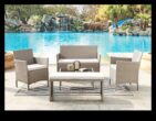 Rattan Mobilier Outdoor Lounge Adăugarea perfectă pentru curtea ta